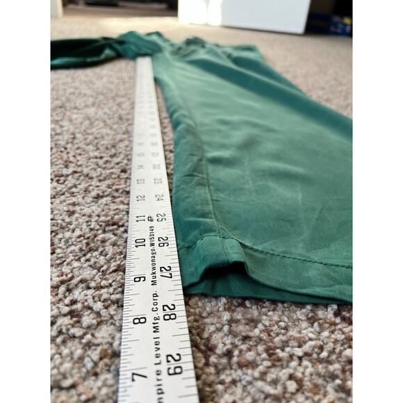 Loft Emory Wide Leg Trouser Pants, Size 8P, Emerald Green, High Rise, Pleated - Picture 7 of 8